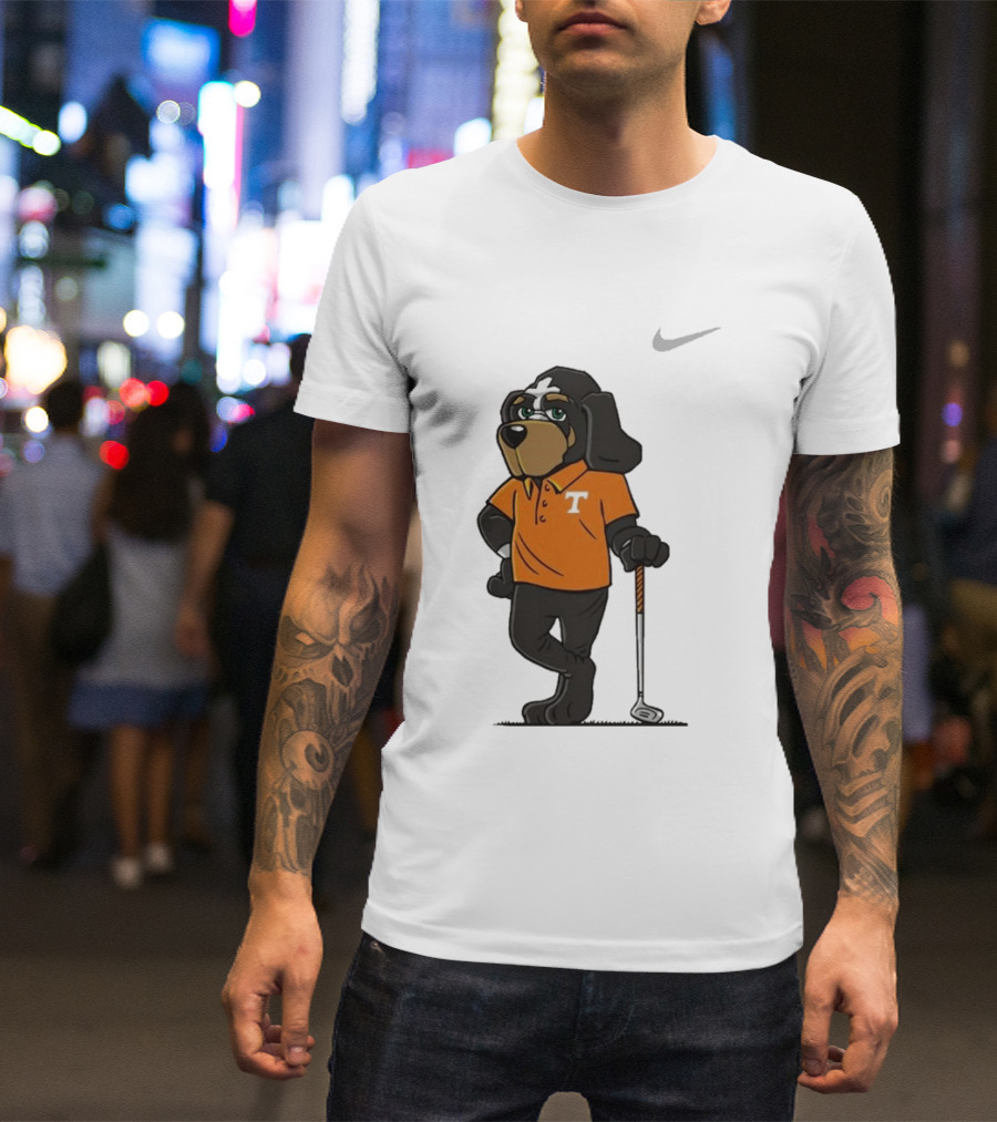 Vol Golfing Smokey In Tennessee Orange Nike T-Shirt