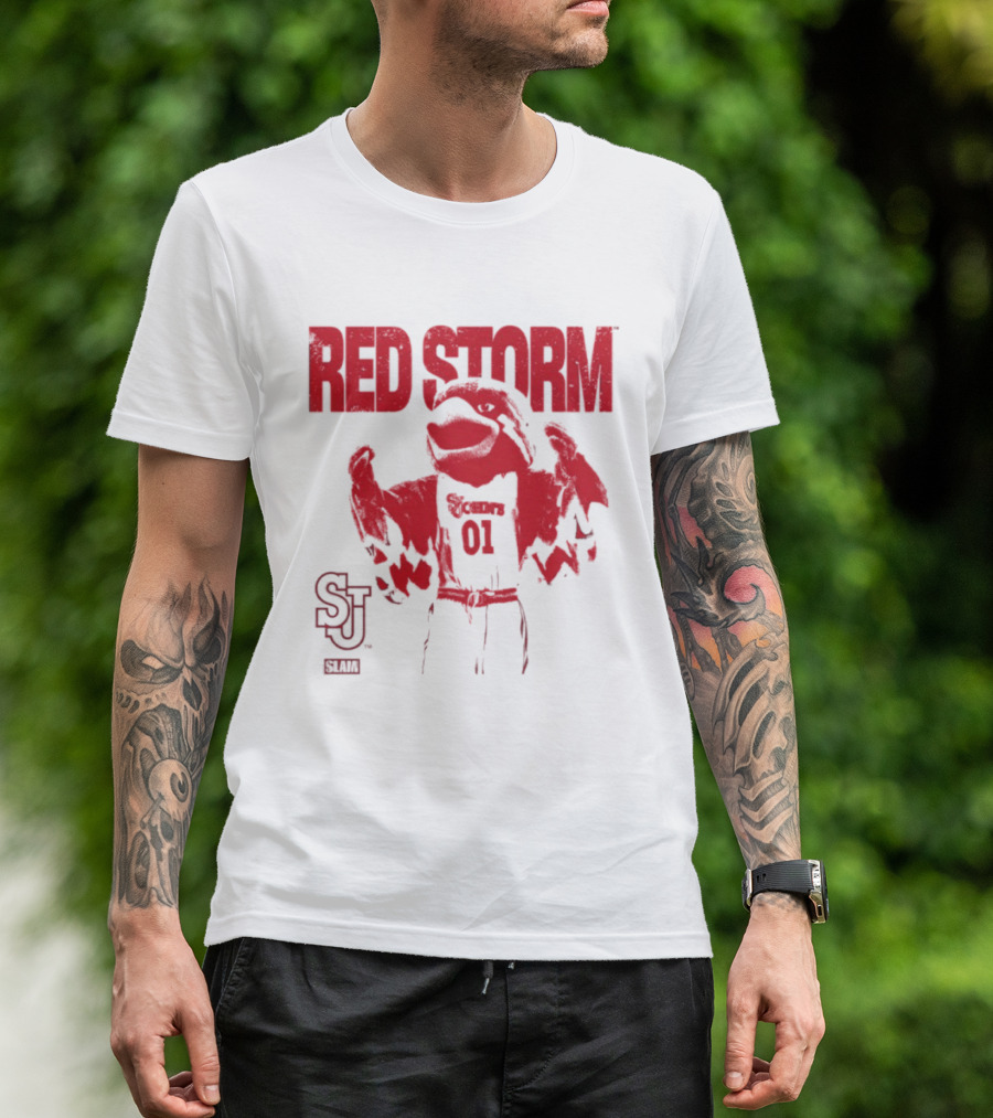 St. John's Red Storm SJ Mascot 01 T-Shirt
