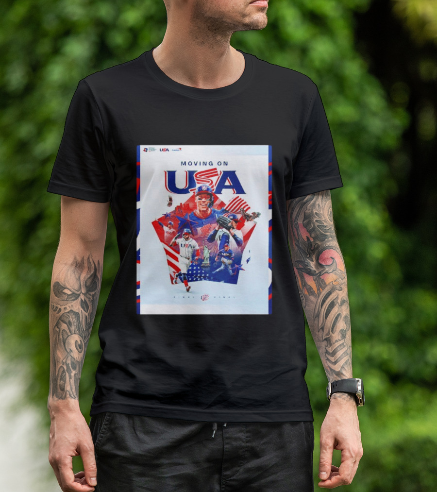 Moving On USA World Baseball Classic 2026 Team USA Final Player T-Shirt