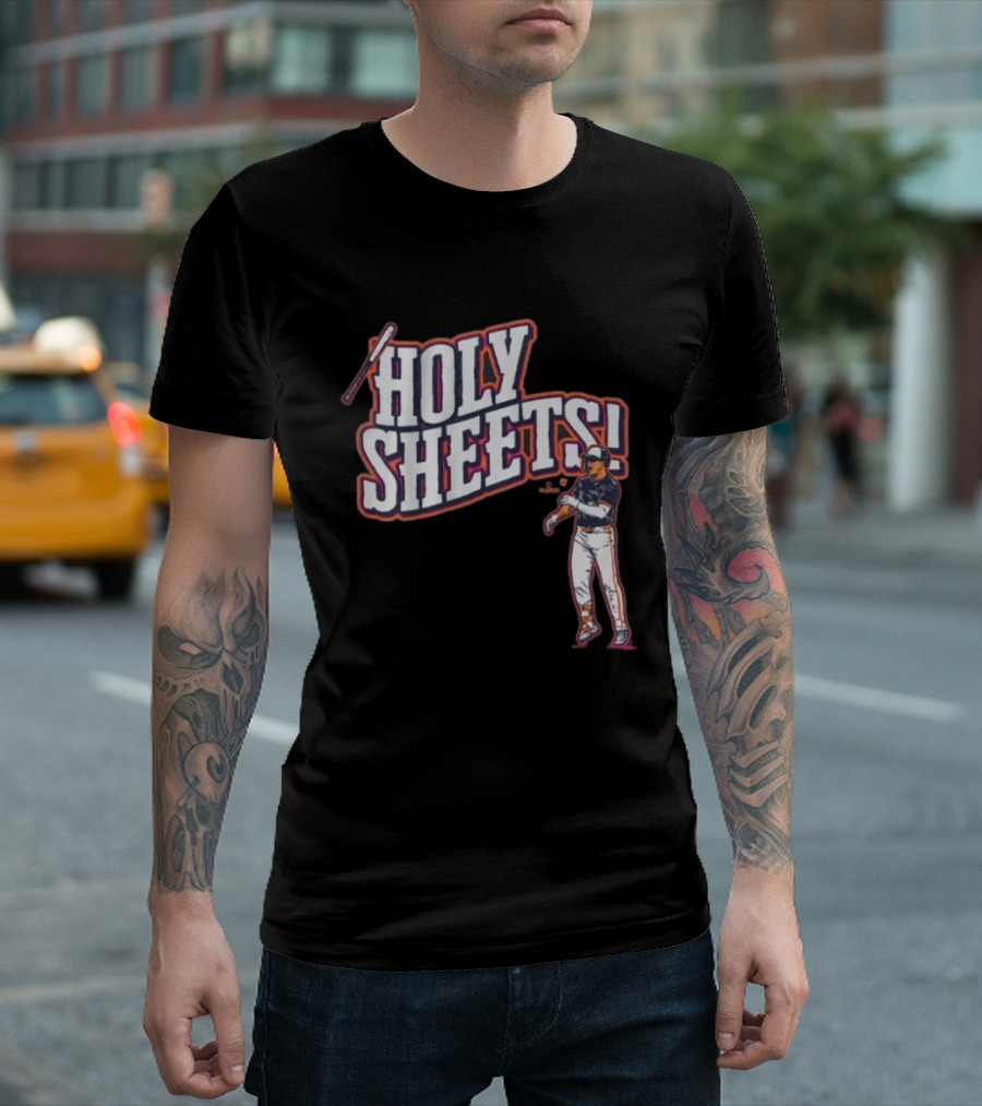 Gavin Sheets Holy Sheets Bat Toss Baseball Player T-Shirt