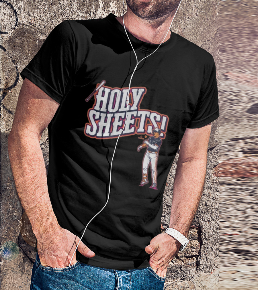 Gavin Sheets Holy Sheets Bat Toss Baseball Player T-Shirt