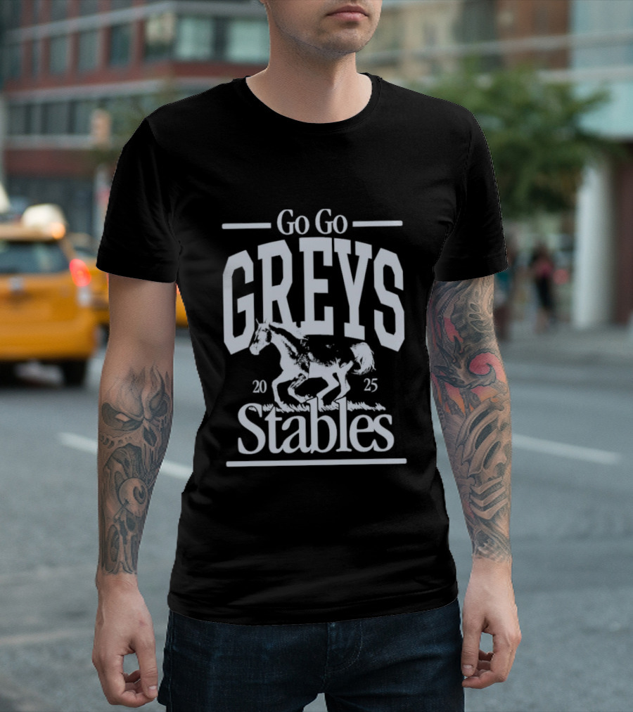 Go Go Greys Stables Horse Riding 2023 T-Shirt