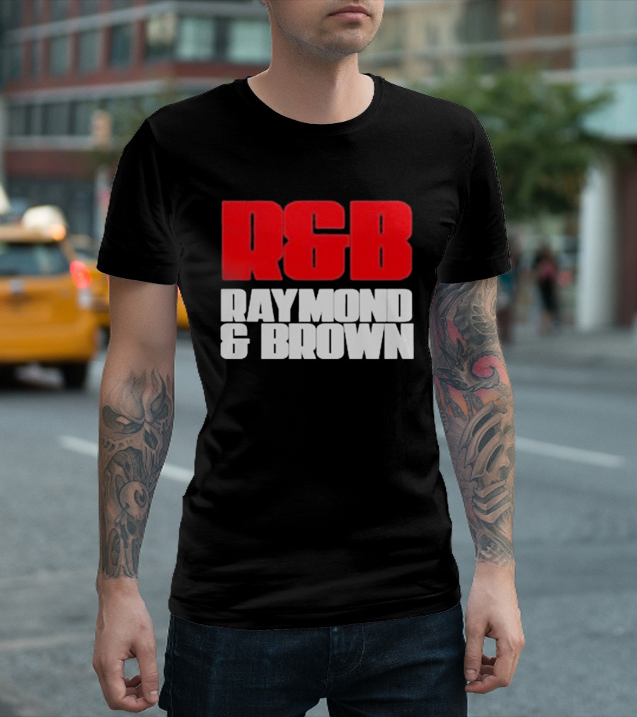 Raymond & Brown R&B World Tour 2026 Bold Red White T-Shirt