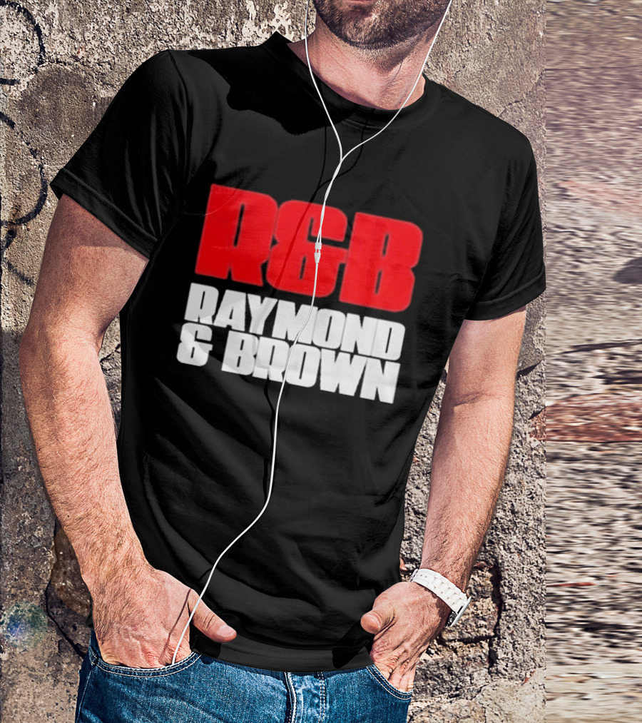 Raymond & Brown R&B World Tour 2026 Bold Red White T-Shirt