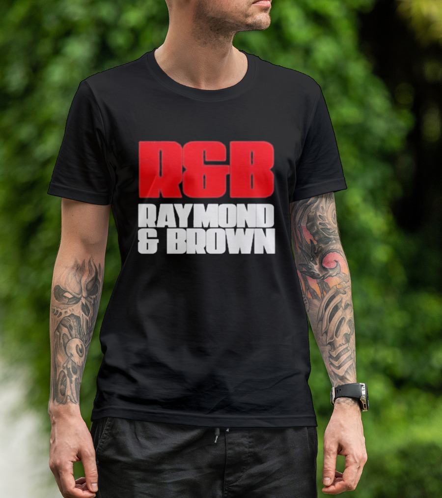 Raymond & Brown R&B World Tour 2026 Bold Red White T-Shirt