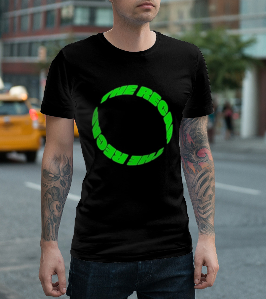 Kneecap The Recap Circular Green T-Shirt