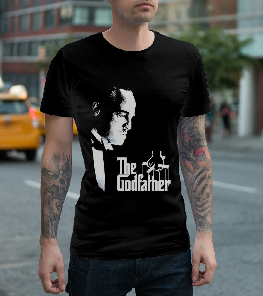The Godfather Vito Corleone Iconic Movie Character Font T-Shirt