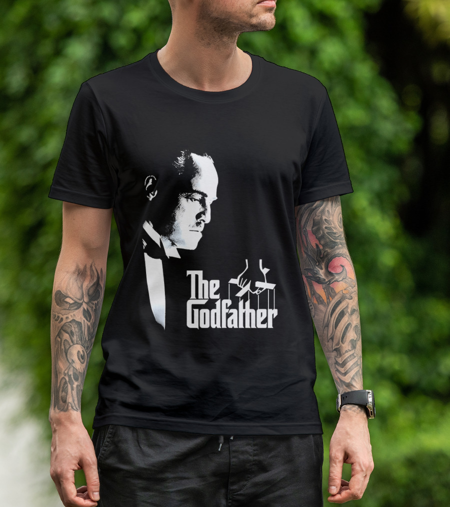 The Godfather Vito Corleone Iconic Movie Character Font T-Shirt