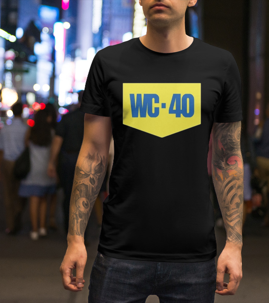 Willson Contreras WC 40 Blue Text On Yellow T-Shirt