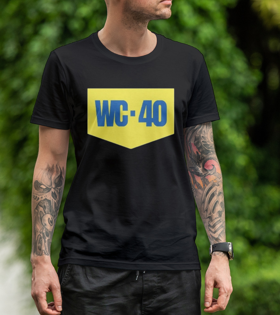 Willson Contreras WC 40 Blue Text On Yellow T-Shirt