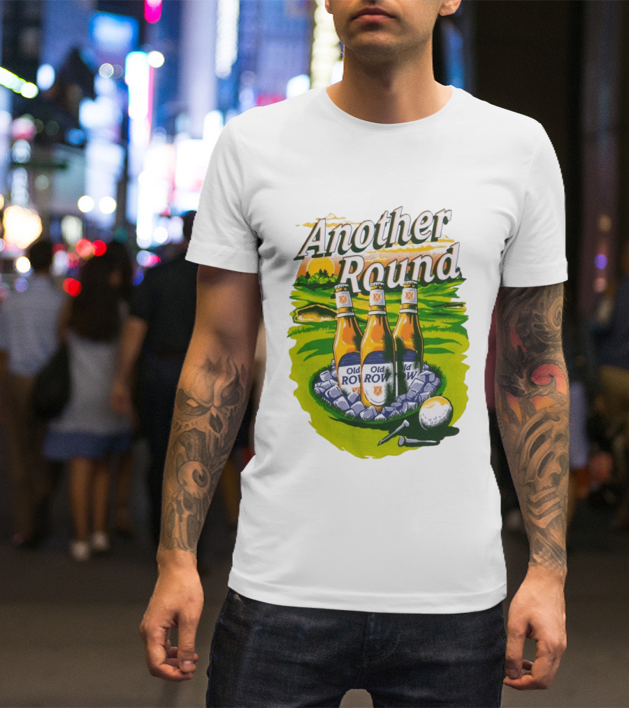 Another Round Old Row Golf Beer Bottles T-Shirt