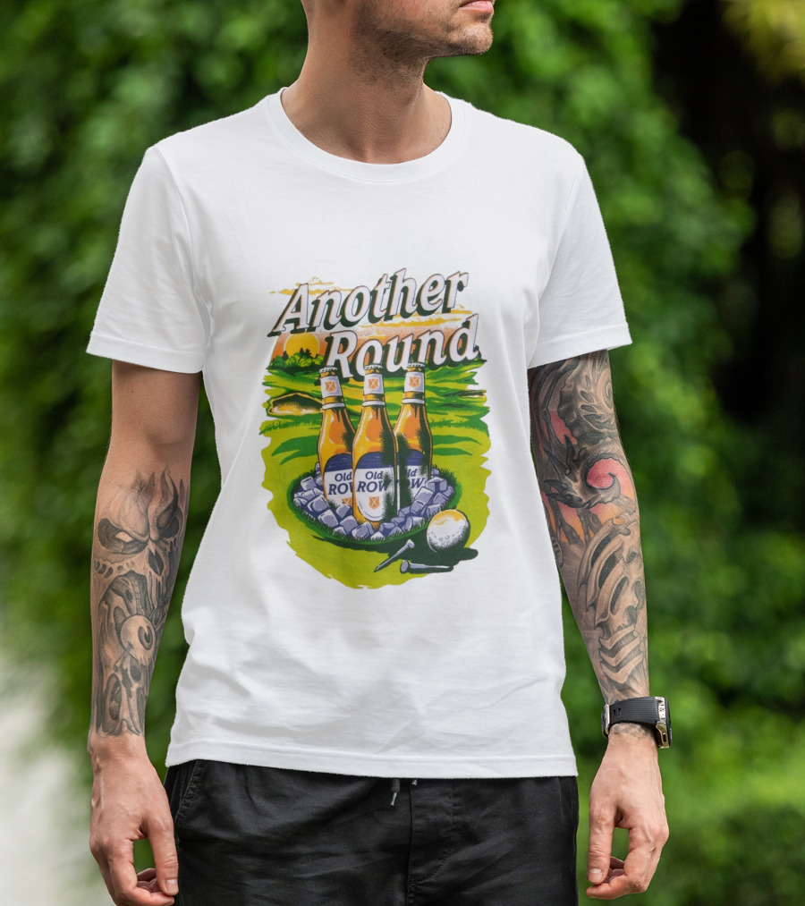 Another Round Old Row Golf Beer Bottles T-Shirt