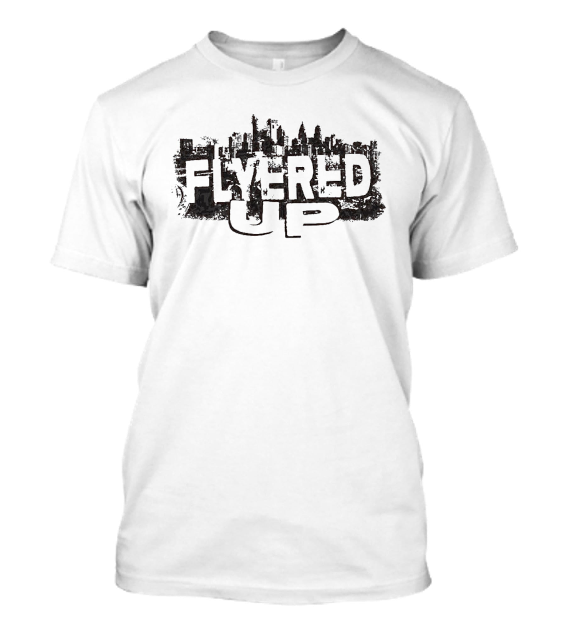 Flyered Up Skyline City T-Shirt