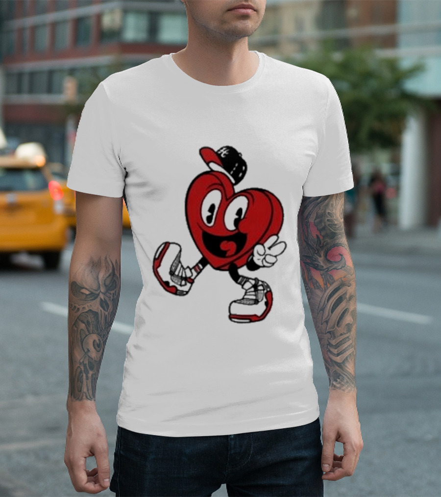 Hulvey Love Like That Heart Character Cartoon T-Shirt