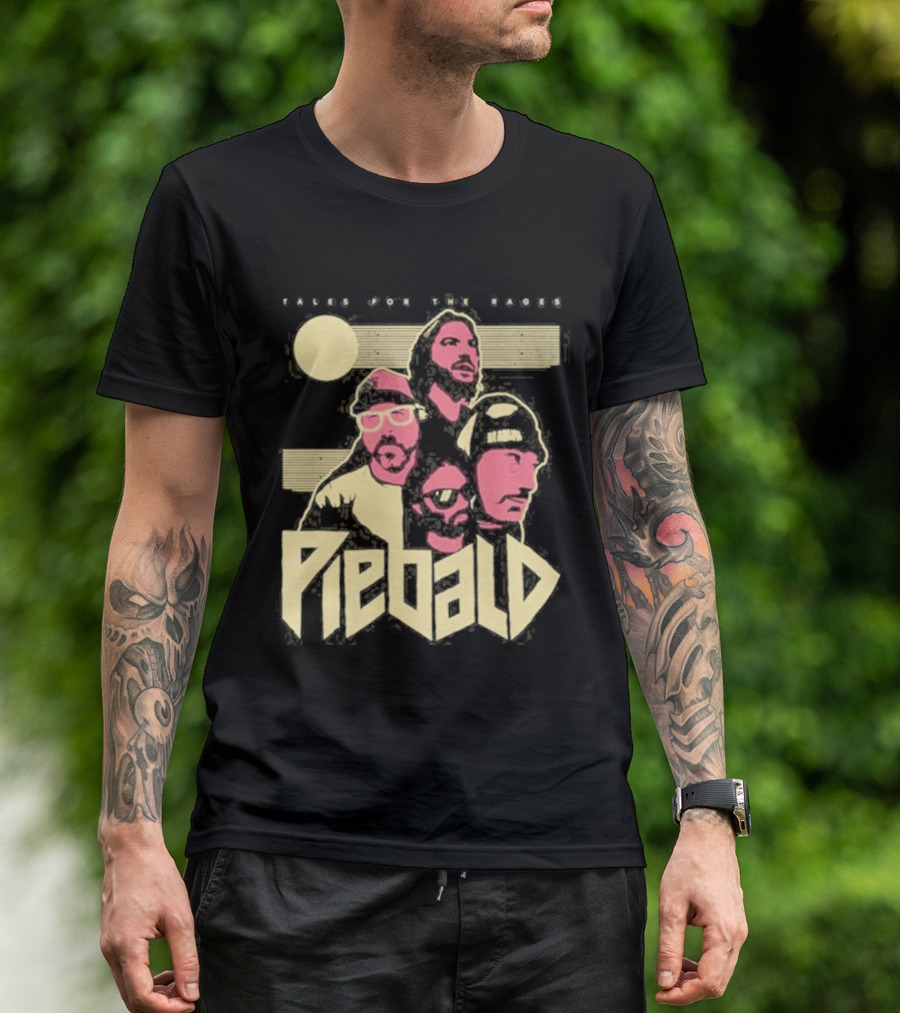 Piebald Rides Off Into Brave Navy Tales T-Shirt