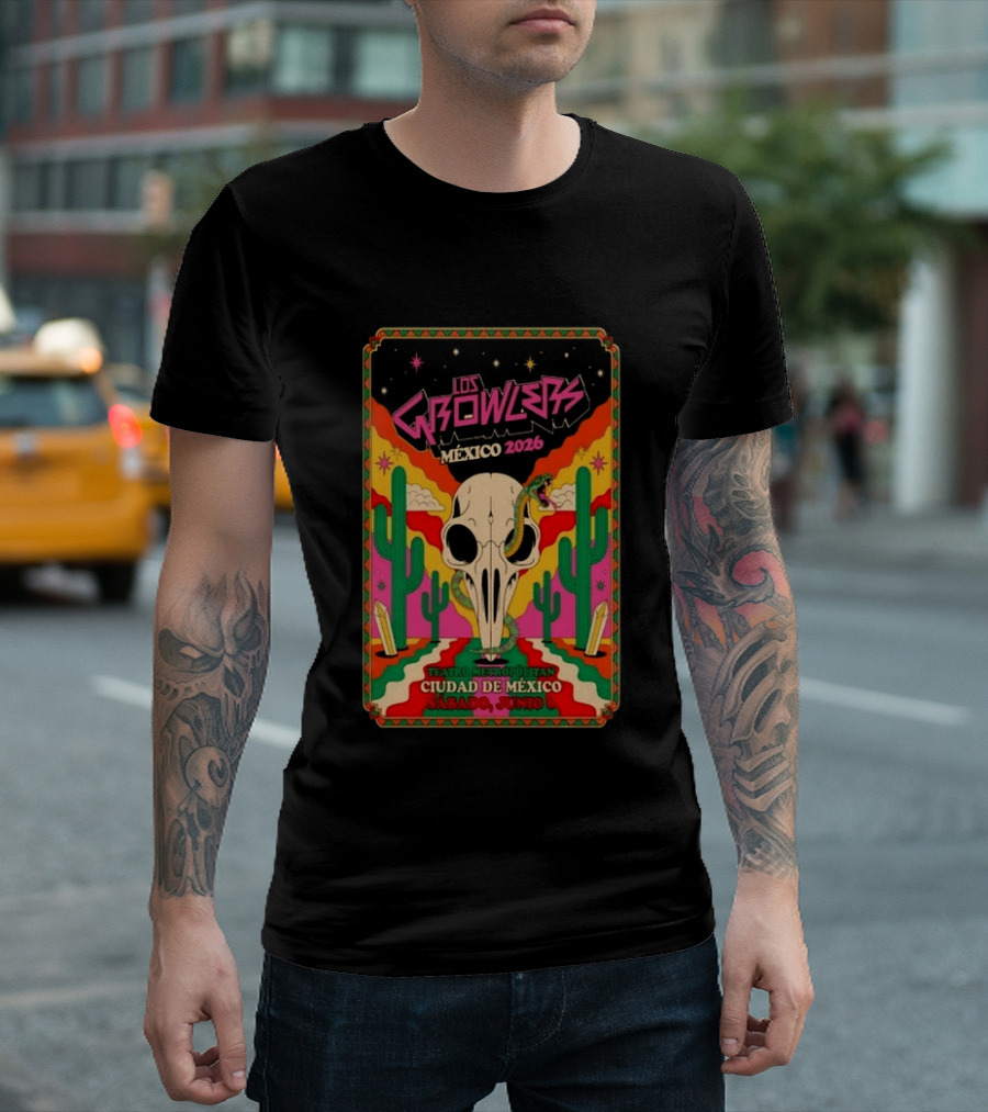 Los Growlers México 2026 Teatro Metropólitan Ciudad De México Sábado Junio T-Shirt