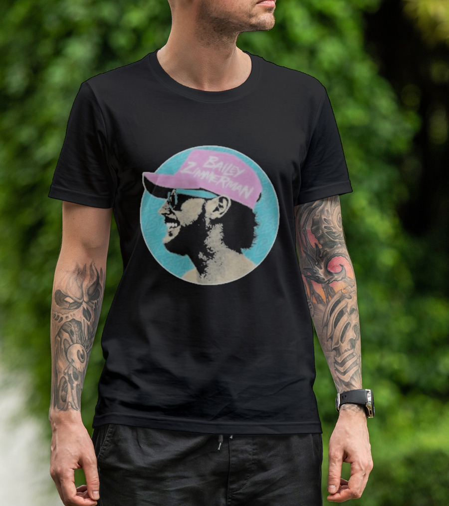 Bailey Zimmerman Circular Pink Hat Profile T-Shirt
