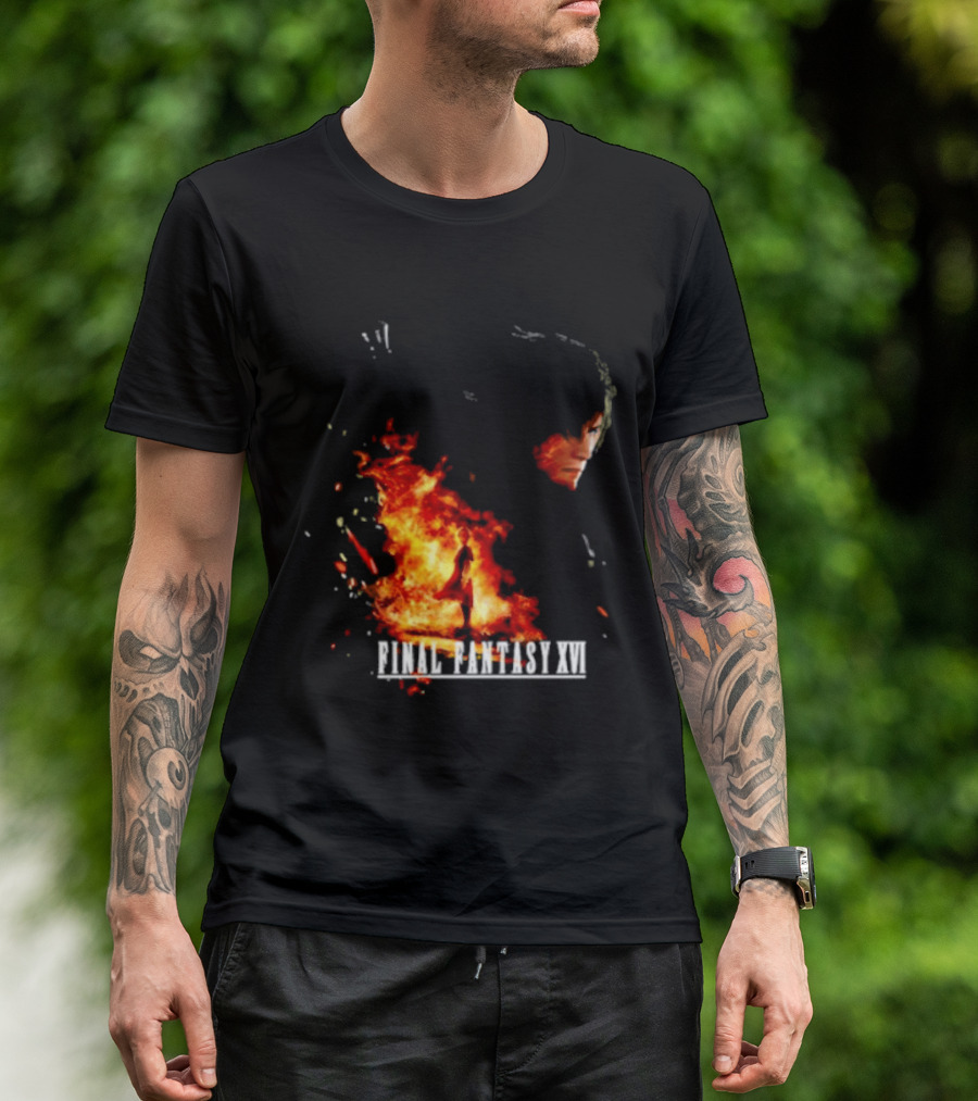 Ben Starr Final Fantasy XVI Fire Element T-Shirt