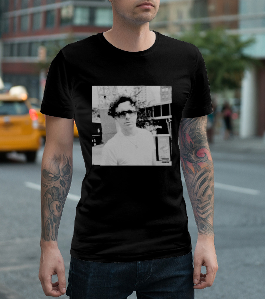 Sweet Action Jack Harlow Black And White Photo Explicit Content T-Shirt