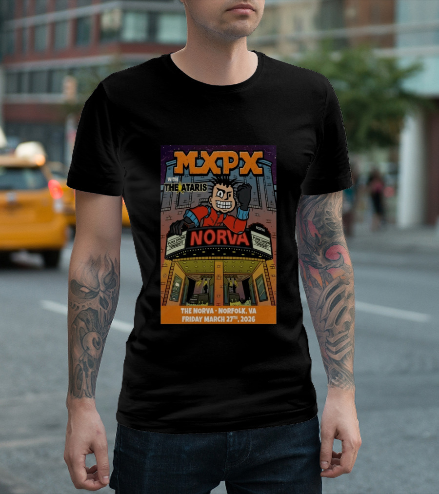 MxpX Norfolk VA Norva Punk Show March 27 2026 With The Ataris T-Shirt