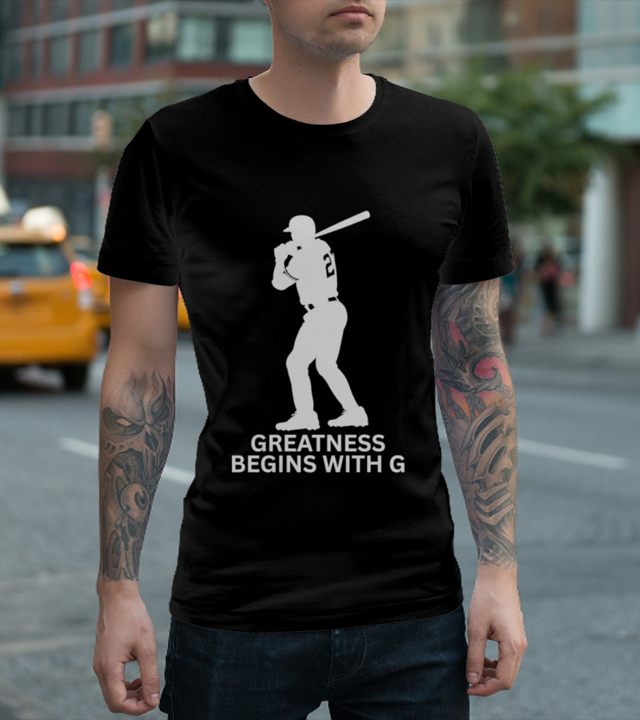 New York Yankees Giancarlo Stanton Greatness Begins With G T-Shirt