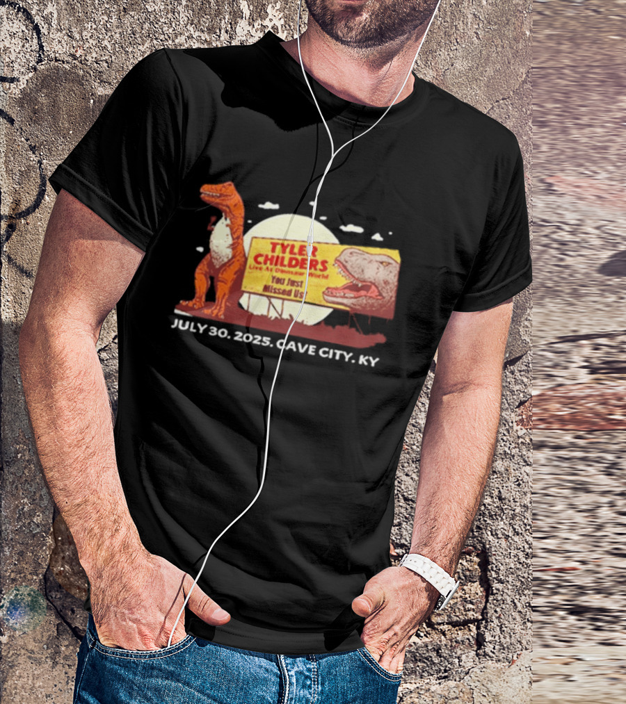 Tyler Childers Live At Dinosaur World July 30 2023 Cave City KY T-Shirt