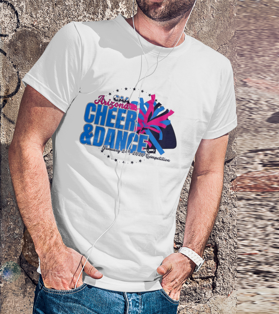 CAA Arizona Cheer & Dance January 20 21 2026 Competition T-Shirt