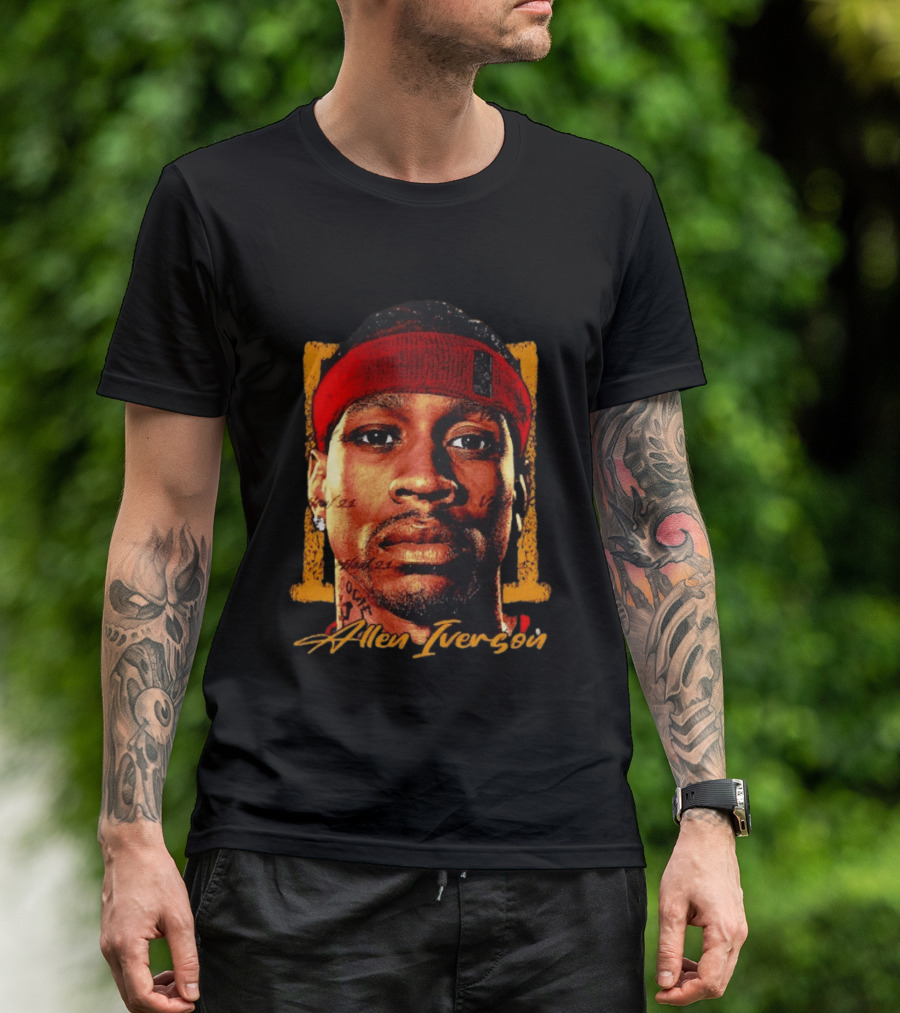 Allen Iverson Philadelphia 76ers Big Face NBA T-Shirt