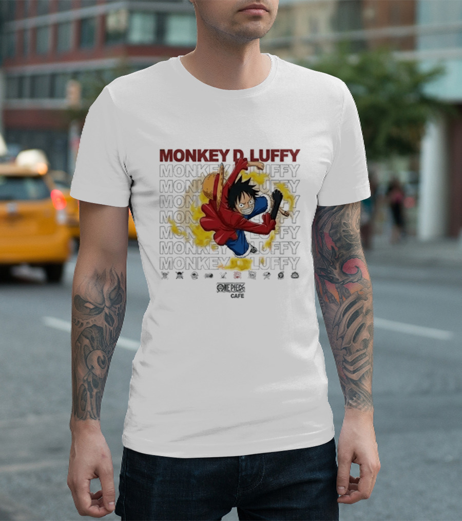 Popeyes Ishowspeed One Piece Monkey D. Luffy 2026 T-Shirt