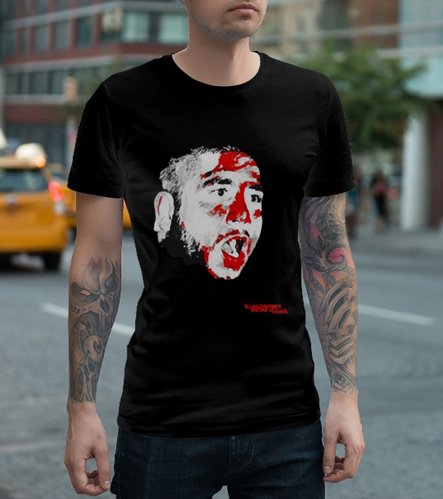 Bloodstone Wrestling Chico Suave Red Face T-Shirt