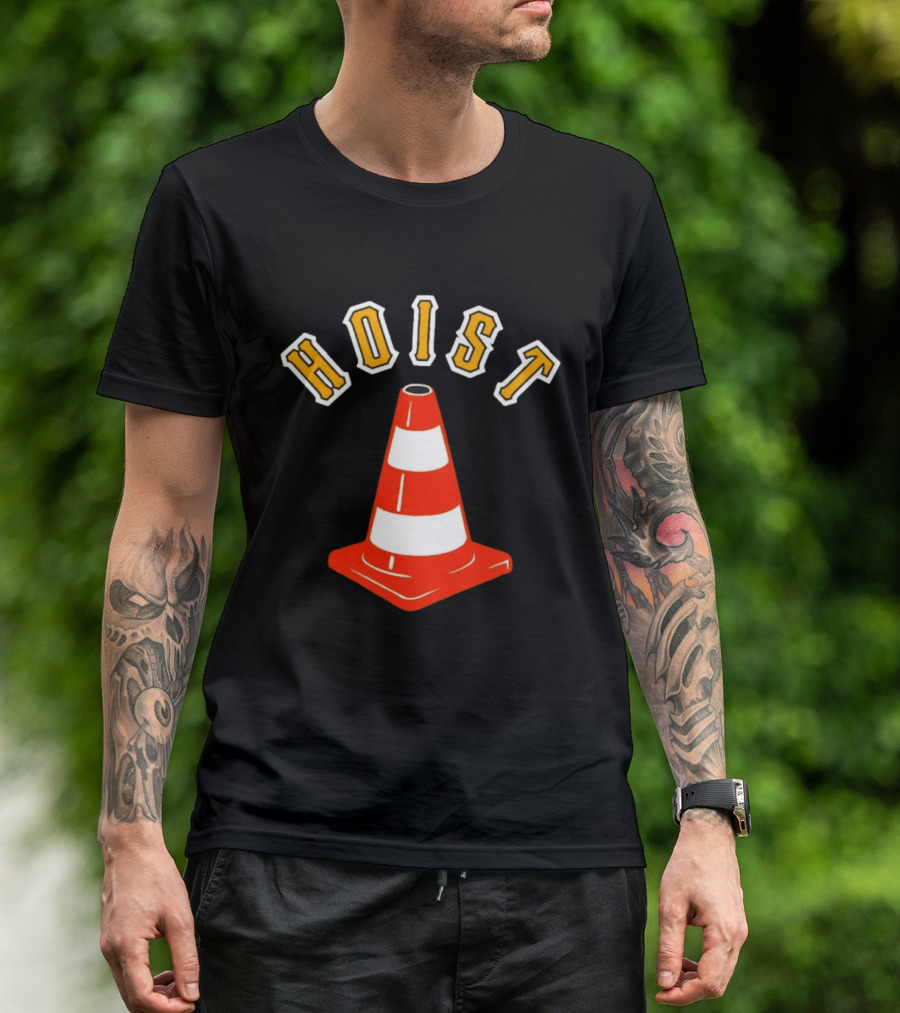 Pittsburgh Pirates Hoist Traffic Cone T-Shirt
