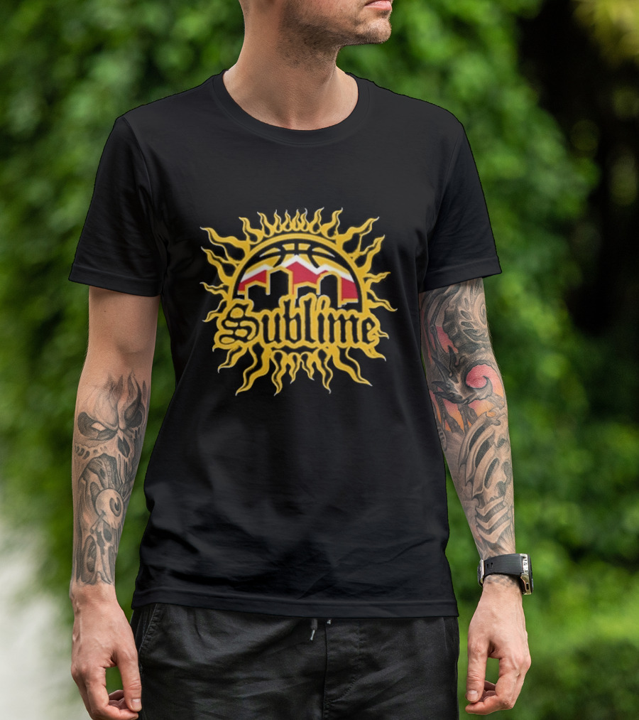 Sublime X Denver Nuggets Red Rocks Amphitheatre April 17 18 2026 Exclusive Ball Arena Show Morrison CO T-Shirt