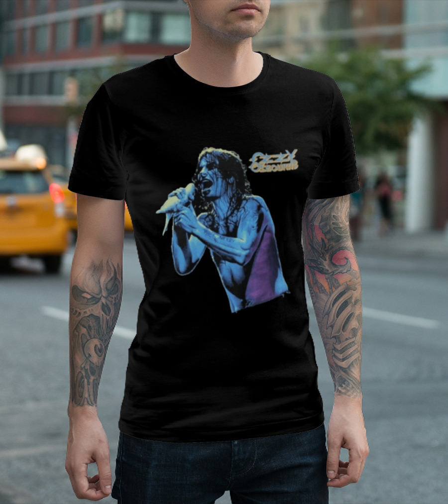 Ozzy Osbourne 1997 Blue Dove Iconic Performance T-Shirt