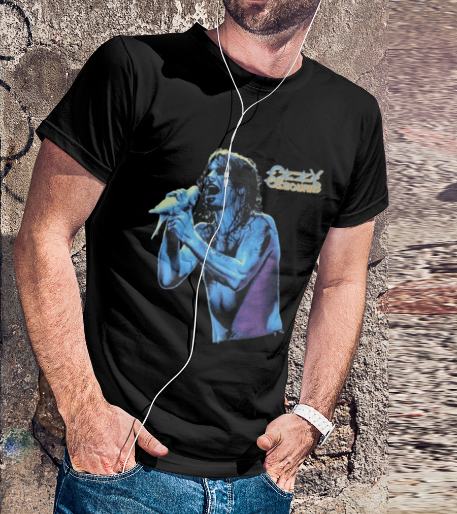 Ozzy Osbourne 1997 Blue Dove Iconic Performance T-Shirt