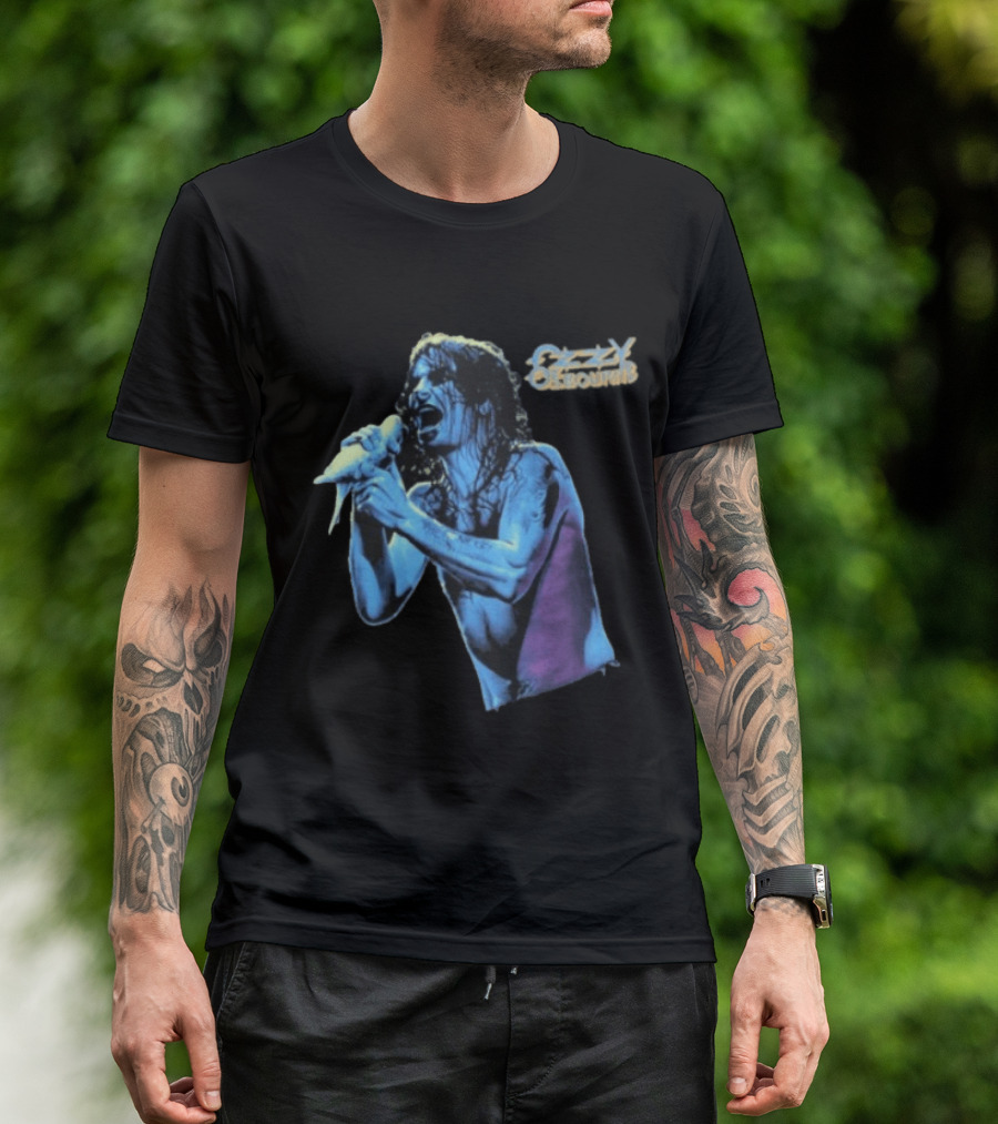 Ozzy Osbourne 1997 Blue Dove Iconic Performance T-Shirt