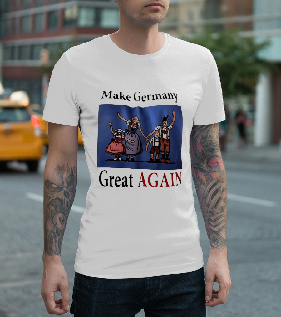Make Germany Great Again Dirndl Lederhosen Family Celebration T-Shirt