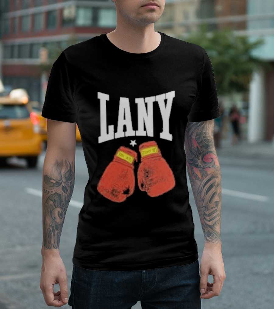 Lany Red Boxing Gloves Icon With Star T-Shirt