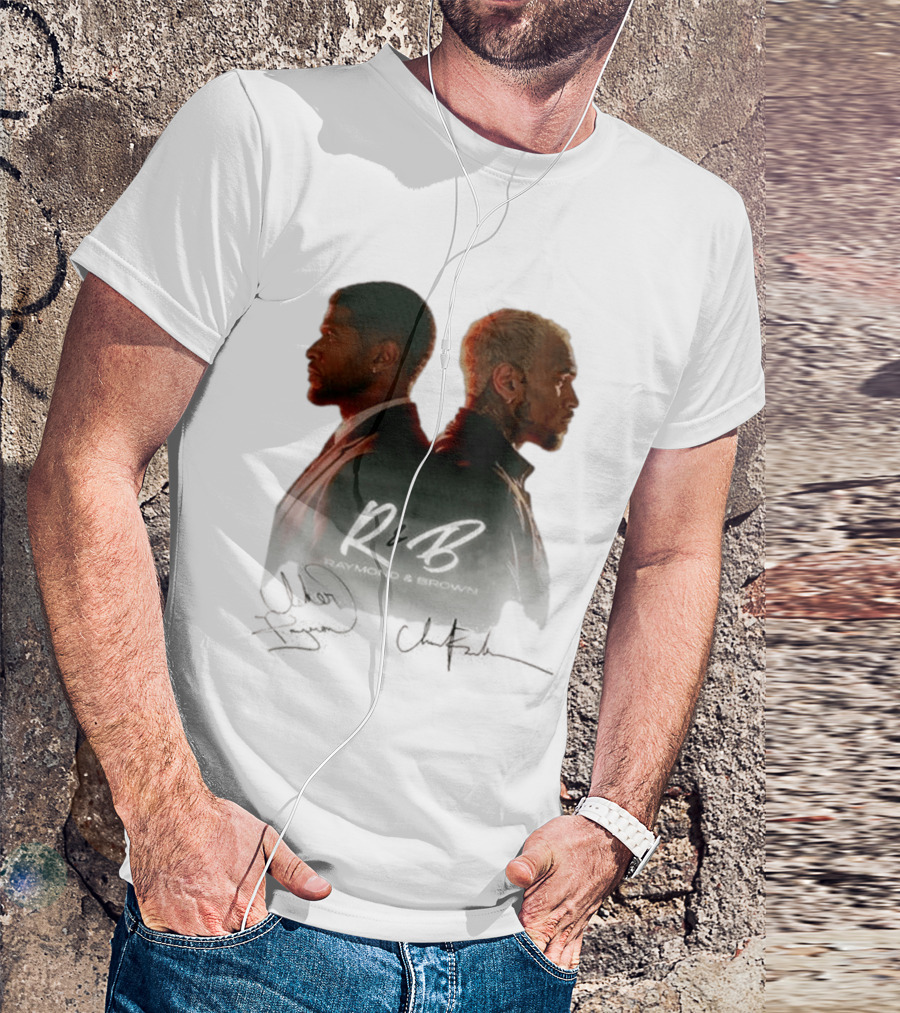 Raymond & Brown R&B Tour Usher Chris Brown Collaboration T-Shirt