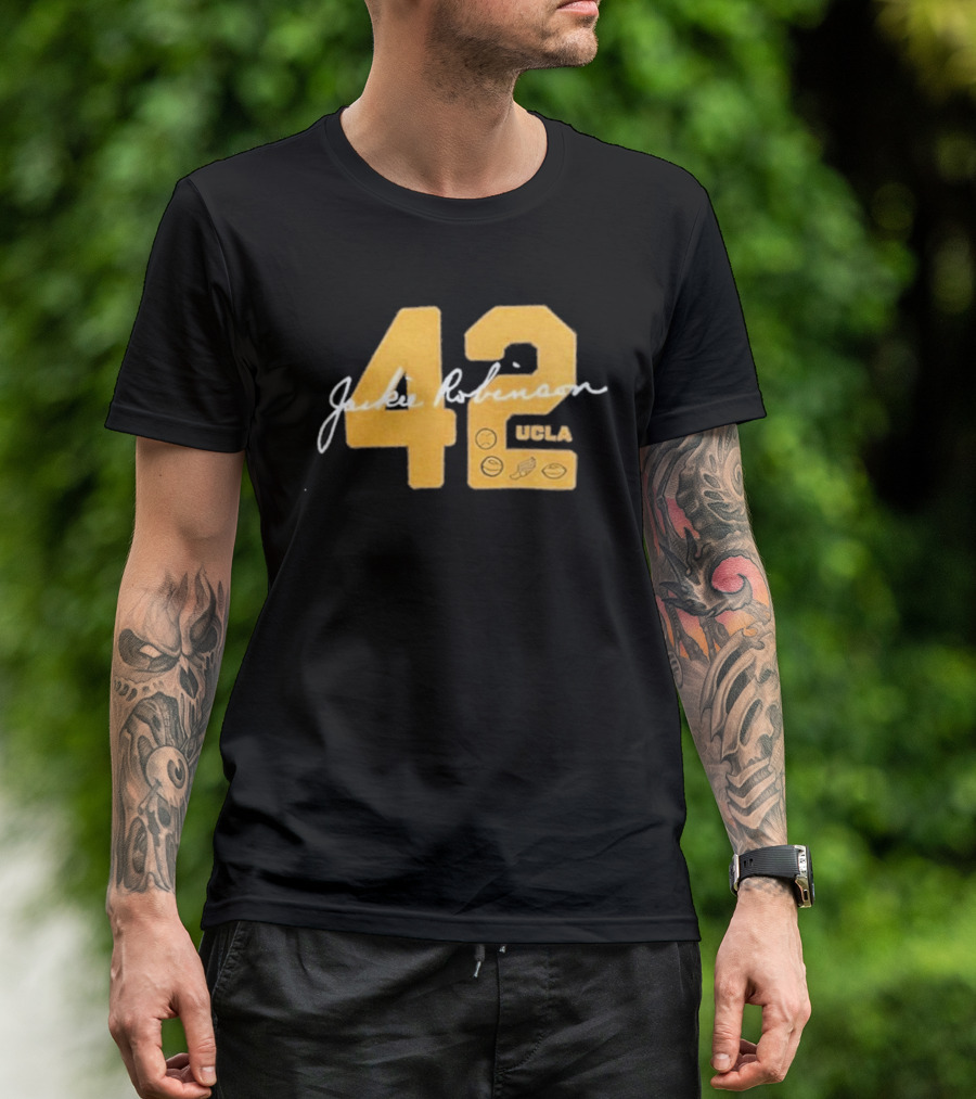 UCLA Bruins Jackie Robinson 42 Letterman Day 2026 T-Shirt