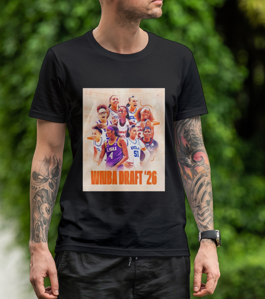 NCAA Women's Basketball WNBA Draft 2026 NCAA UCLA LSU Players T-Shirt