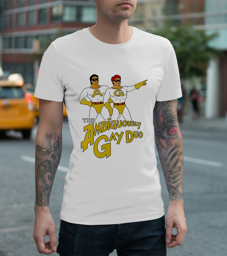 AG The Ambiguously Gay Duo Characters Classic Comic T-Shirt