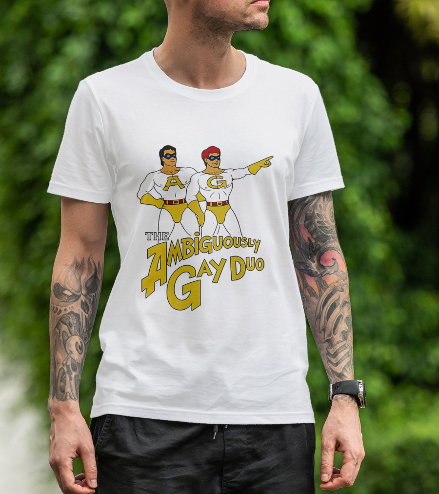 AG The Ambiguously Gay Duo Characters Classic Comic T-Shirt