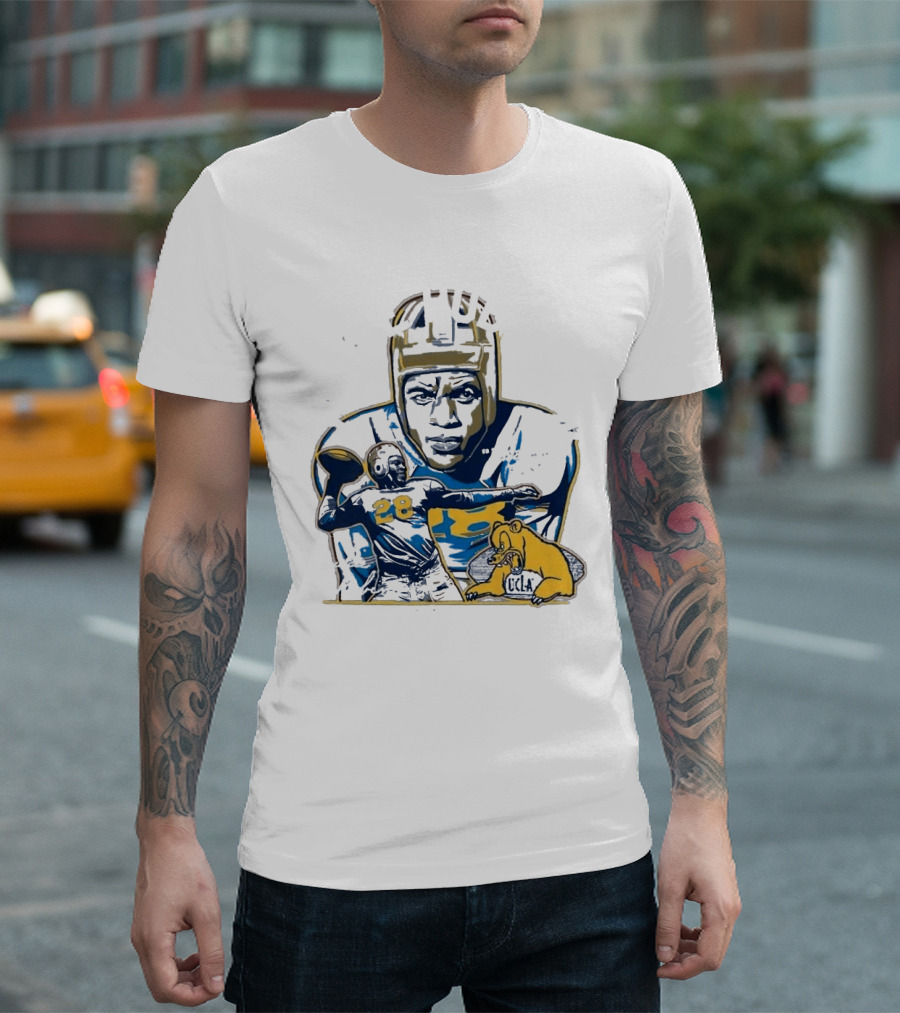 UCLA Football Honor Jackie Robinson Pasadena Flash 2026 Day Bruins 28 T-Shirt