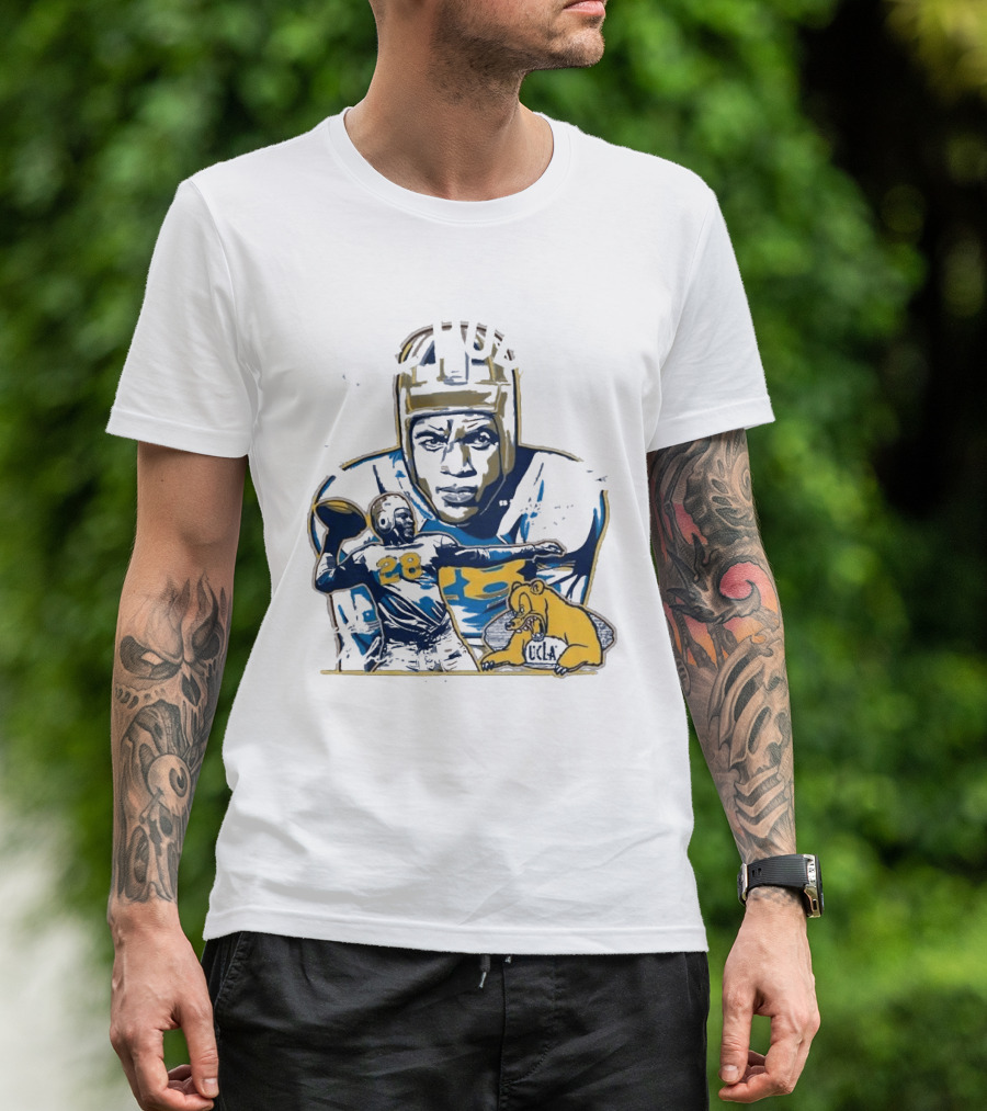 UCLA Football Honor Jackie Robinson Pasadena Flash 2026 Day Bruins 28 T-Shirt