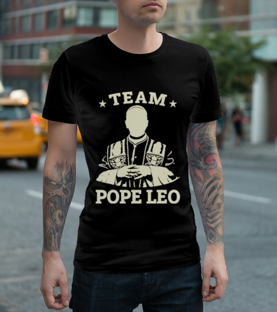 Team Pope Leo XIV Star T-Shirt