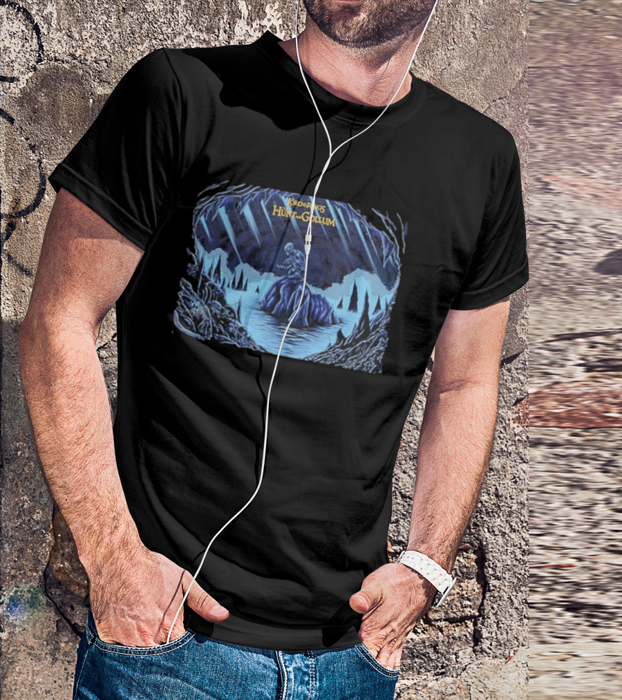 The Lord Of The Rings Hunt For Gollum Cavern Scene 2026 T-Shirt