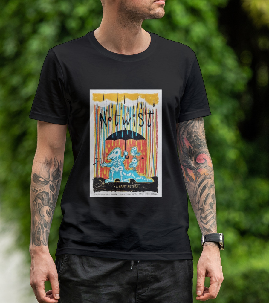 Notwist A Happy Return Tour Italy April 2026 Locomotiv Monk T-Shirt