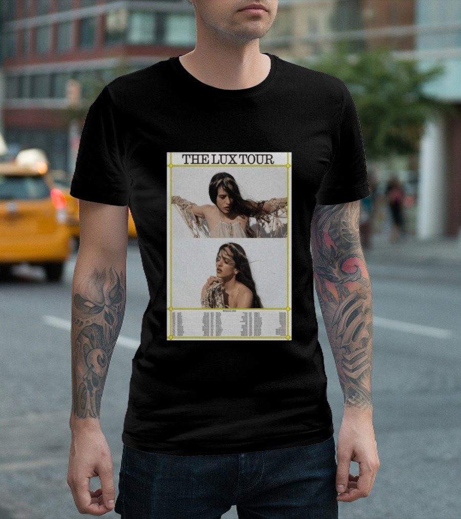 THE LUX TOUR Rosalía 2026 List T-Shirt