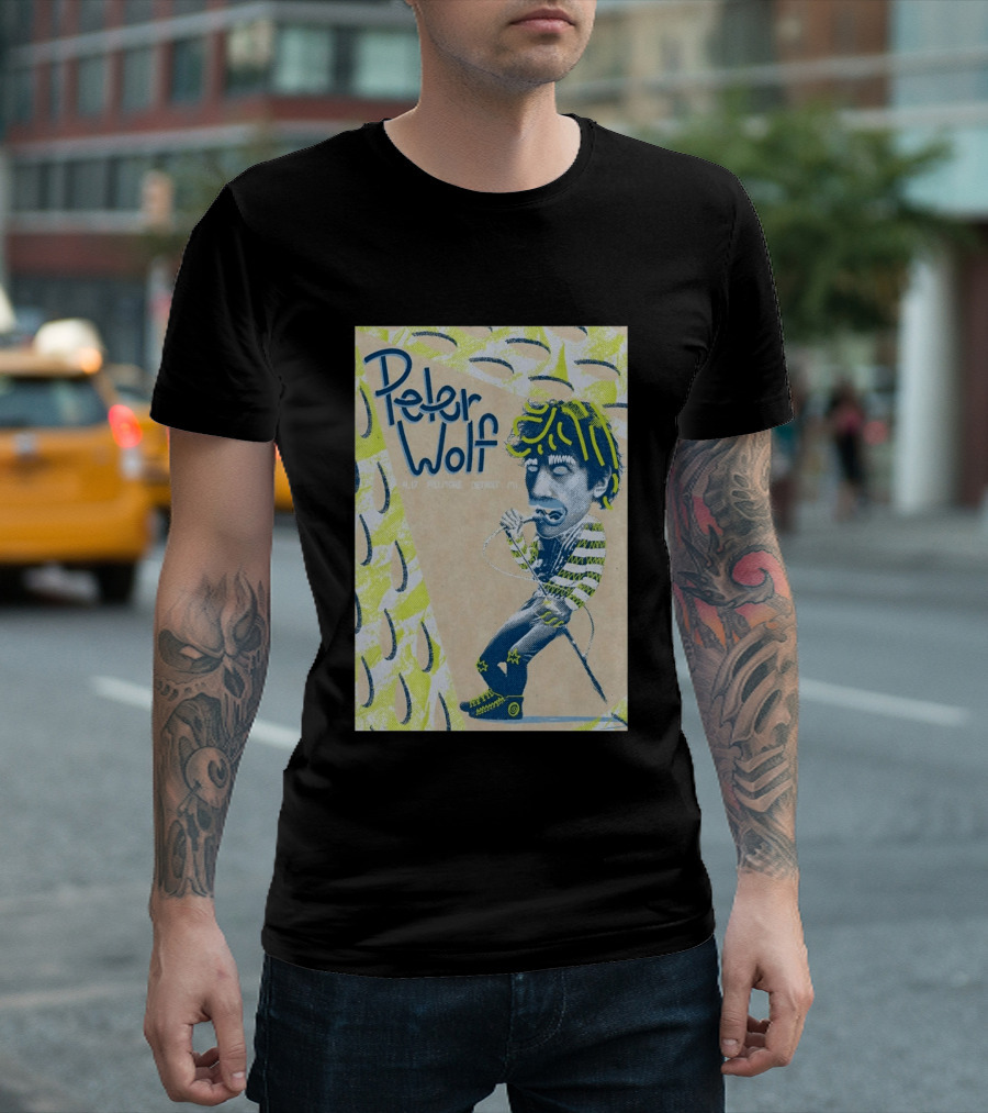 Peter Wolf Apr 17 Fillmore Detroit MI T-Shirt