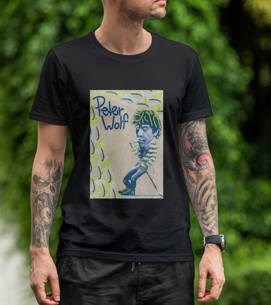 Peter Wolf Apr 17 Fillmore Detroit MI T-Shirt